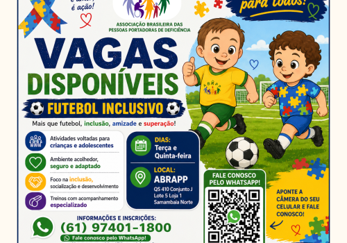 Futebol com inclusão